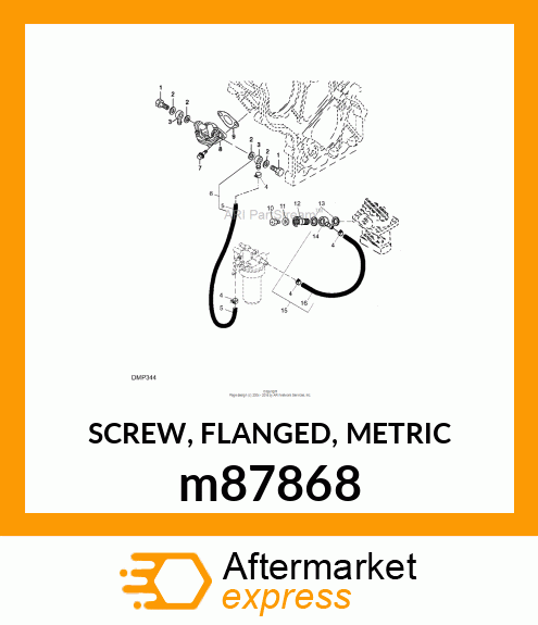 SCREW, FLANGED, METRIC m87868