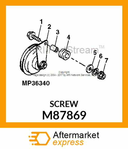 BOLT, BOLT, 6 X 25 M87869