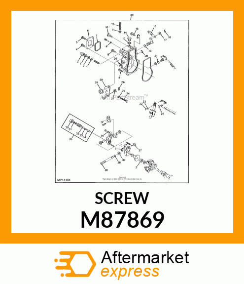 BOLT, BOLT, 6 X 25 M87869