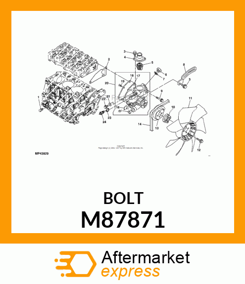 BOLT, BOLT, 6 X 35 M87871