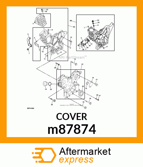 COVER, TACHOMETER m87874