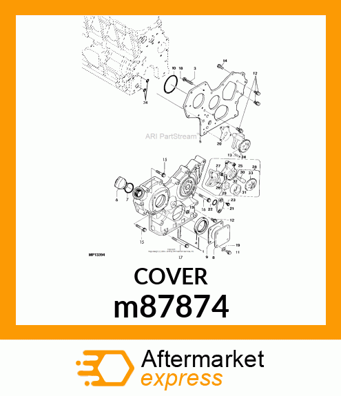 COVER, TACHOMETER m87874