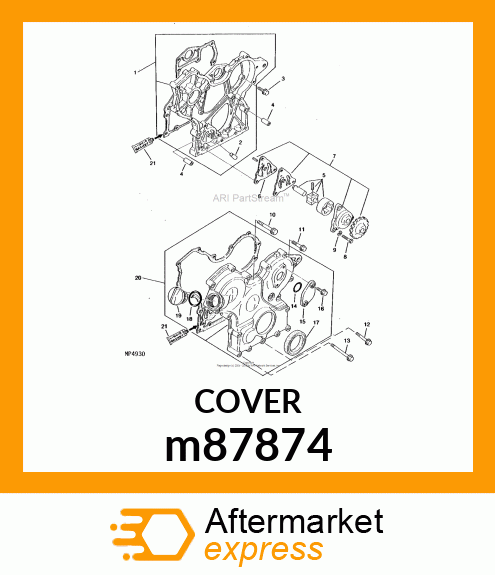 COVER, TACHOMETER m87874