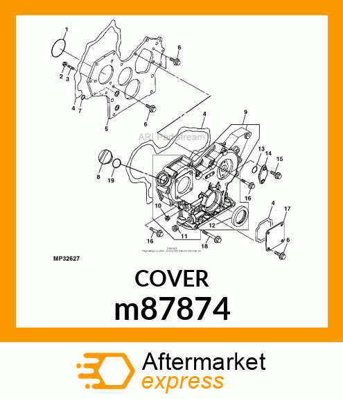 COVER, TACHOMETER m87874