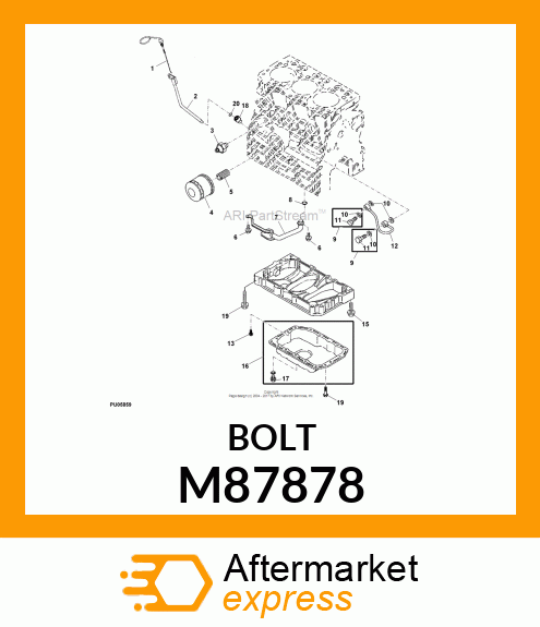 BOLT, BOLT, 6 X 45 M87878