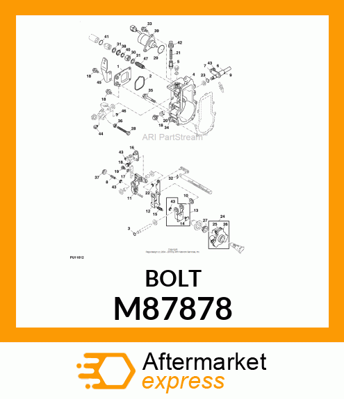 BOLT, BOLT, 6 X 45 M87878