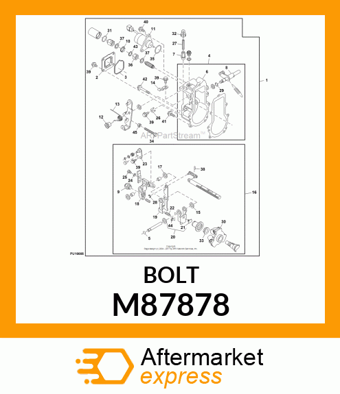 BOLT, BOLT, 6 X 45 M87878