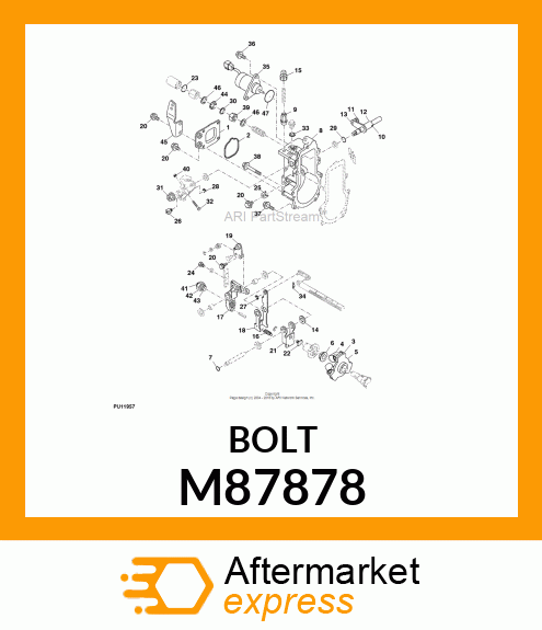 BOLT, BOLT, 6 X 45 M87878