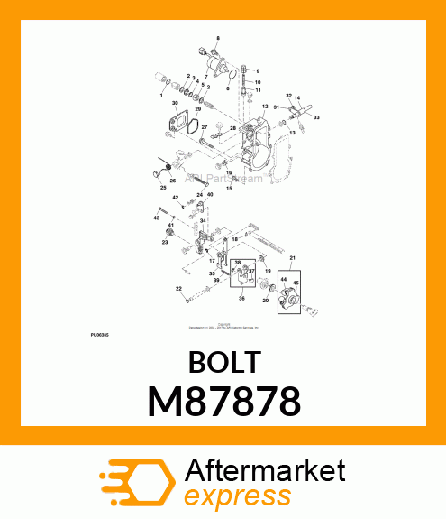 BOLT, BOLT, 6 X 45 M87878