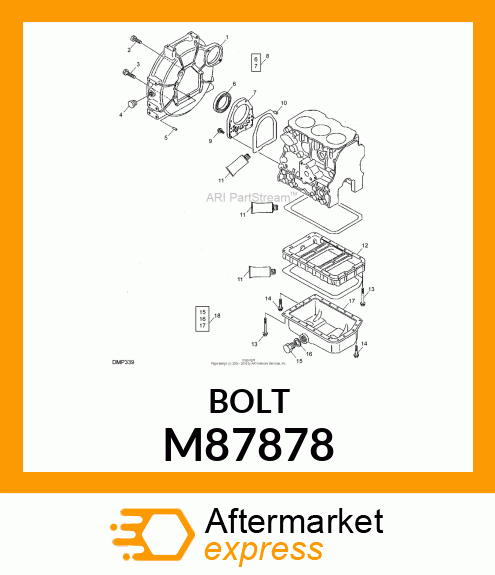 BOLT, BOLT, 6 X 45 M87878