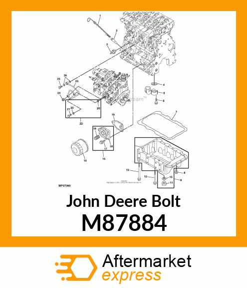 SCREW, FLANGED, METRIC M87884