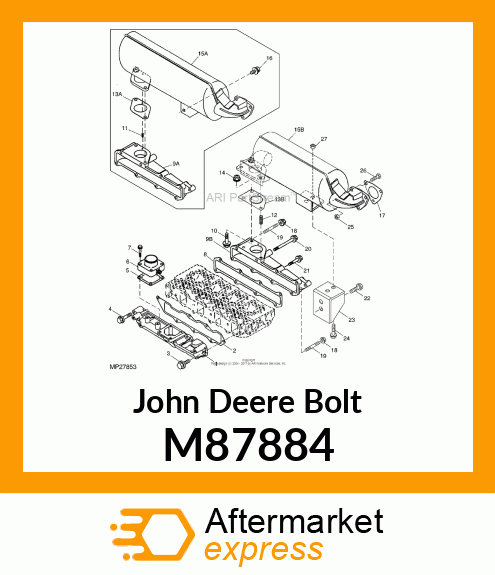 SCREW, FLANGED, METRIC M87884