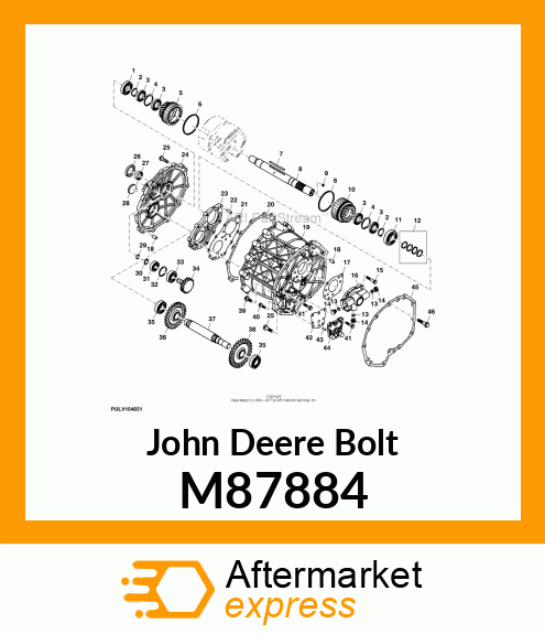 SCREW, FLANGED, METRIC M87884