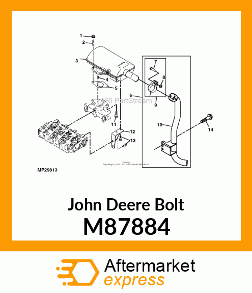 SCREW, FLANGED, METRIC M87884