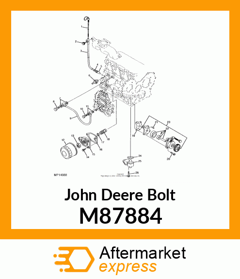 SCREW, FLANGED, METRIC M87884