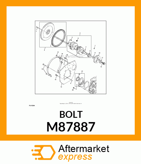 BOLT, BOLT, FLYWHEEL M87887