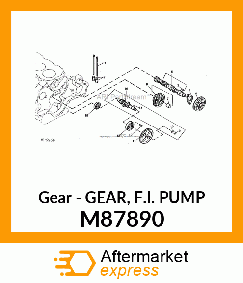 Gear M87890