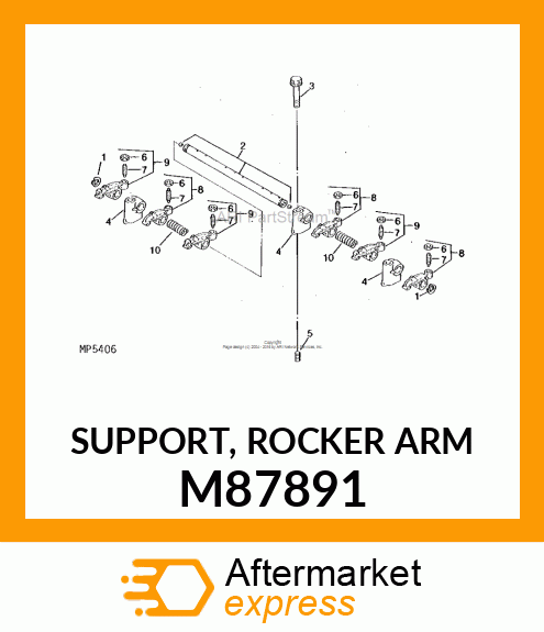 SUPPORT, ROCKER ARM M87891