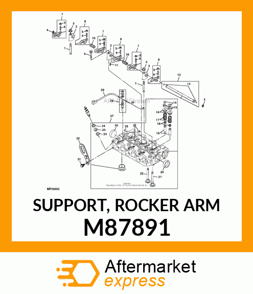 SUPPORT, ROCKER ARM M87891