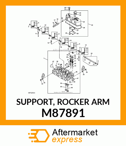 SUPPORT, ROCKER ARM M87891