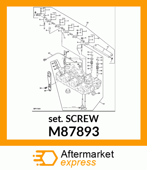 SCREW, 5 X 16 M87893