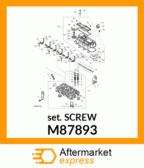 SCREW, 5 X 16 M87893