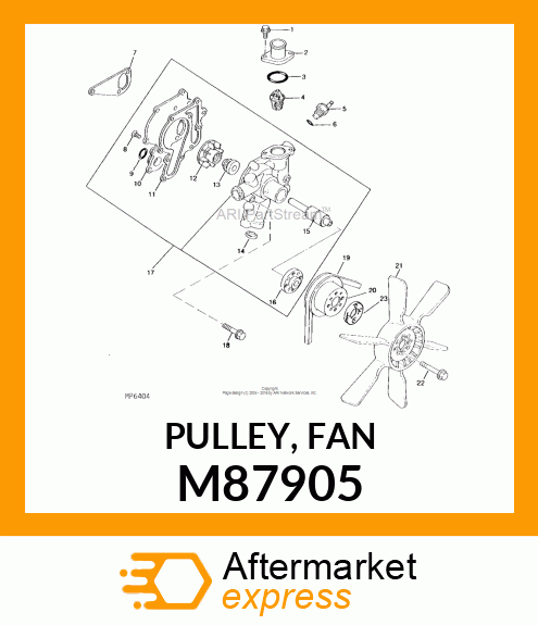 PULLEY, FAN M87905