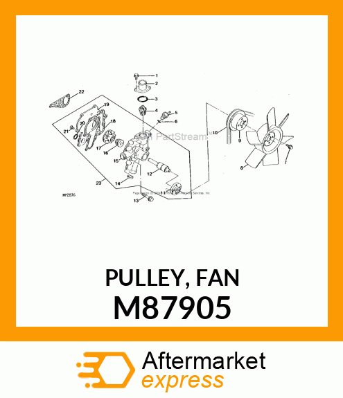 PULLEY, FAN M87905