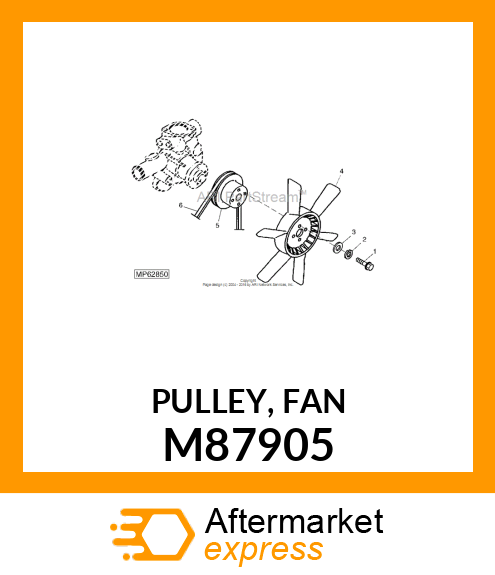 PULLEY, FAN M87905