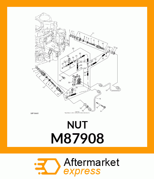 NUT, F.I. NOZZLE M87908