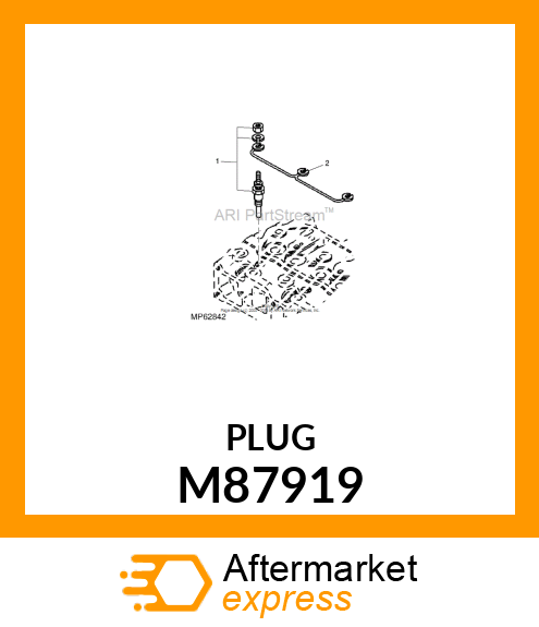 Spare part M87919 + PLUG, GLOW