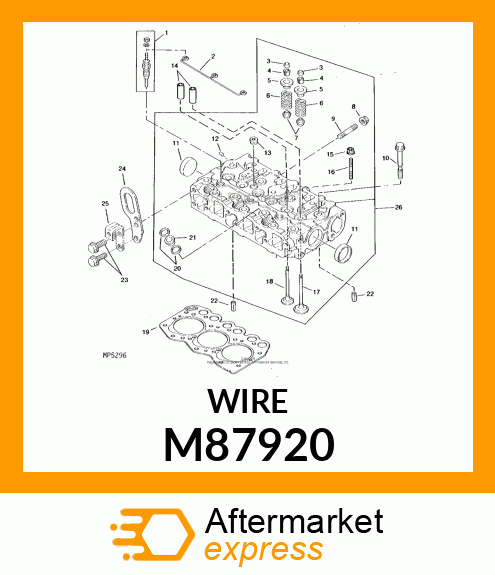 CONNECTOR, GLOW PLUG M87920