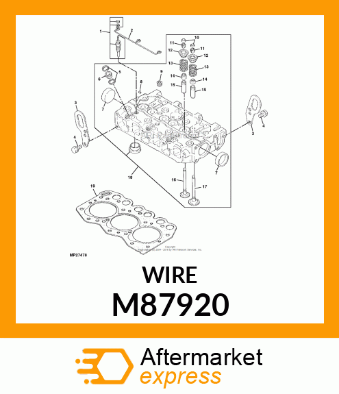 CONNECTOR, GLOW PLUG M87920