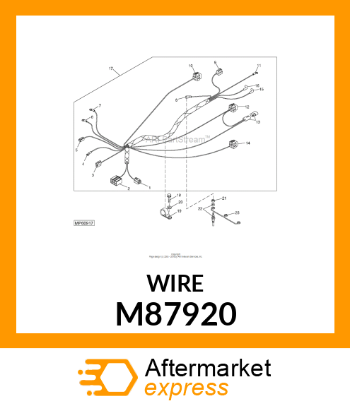 CONNECTOR, GLOW PLUG M87920