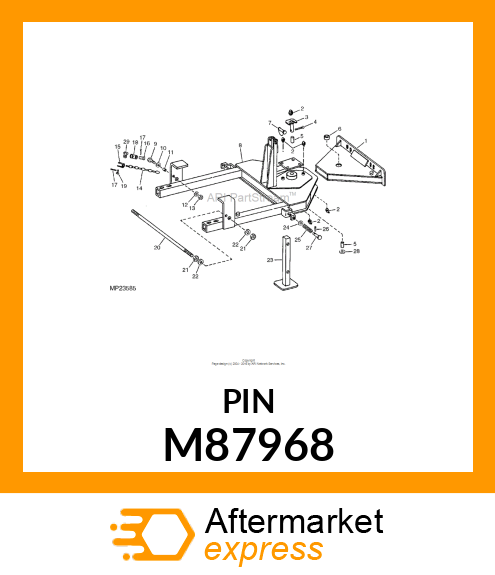 PIN, DRILLED M87968