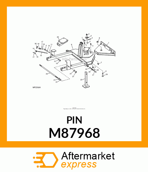 PIN, DRILLED M87968