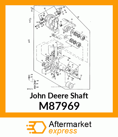 SHAFT, PUMP M87969