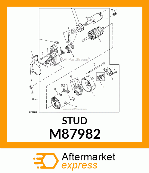 STUD (A), STARTER M87982