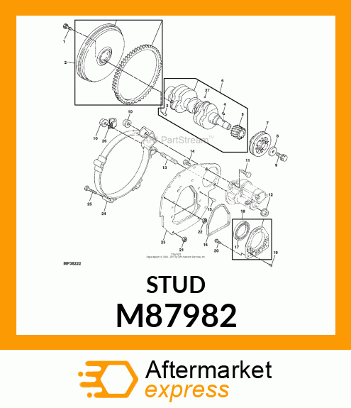 STUD (A), STARTER M87982