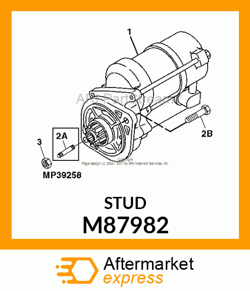 STUD (A), STARTER M87982