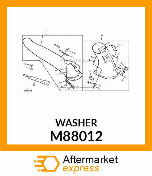 WASHER M88012