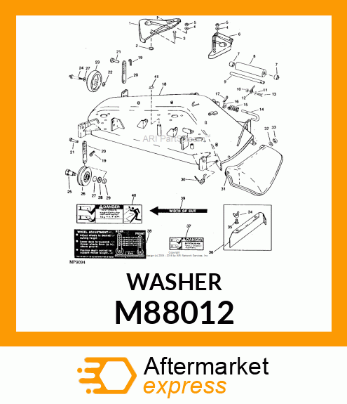 WASHER M88012