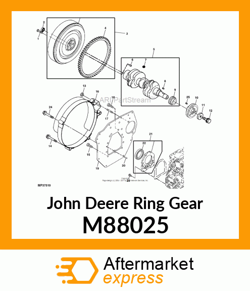 RING GEAR, GEAR, RING M88025