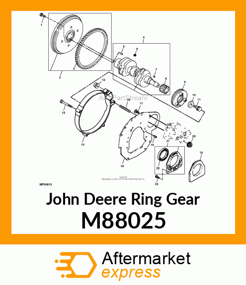 RING GEAR, GEAR, RING M88025