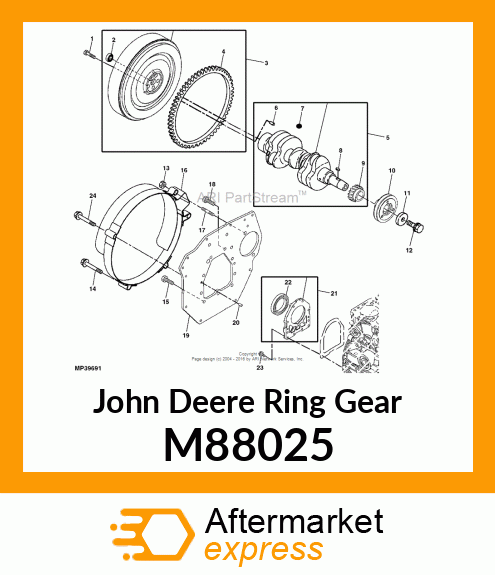 RING GEAR, GEAR, RING M88025