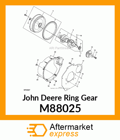 RING GEAR, GEAR, RING M88025