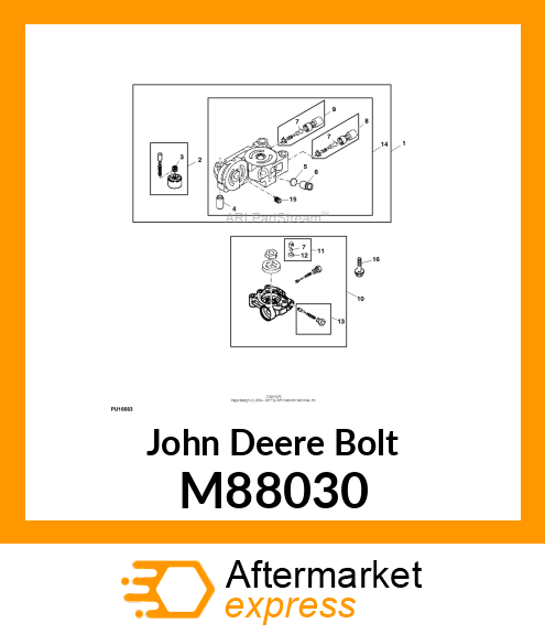 BOLT, 10 X 75 M88030