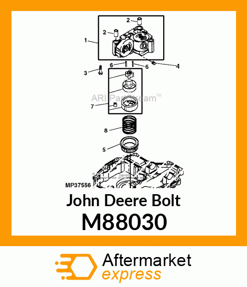 BOLT, 10 X 75 M88030