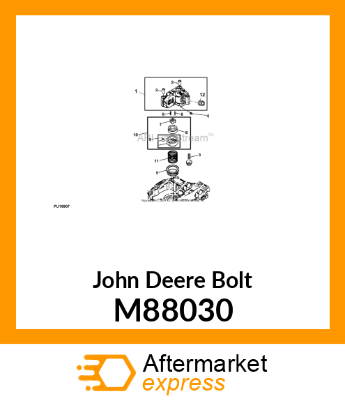 BOLT, 10 X 75 M88030