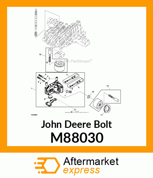 BOLT, 10 X 75 M88030